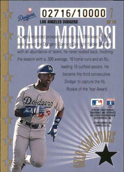 1995 Leaf - Gold Leaf Stars #7 Raul Mondesi Back