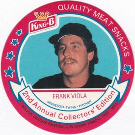 1989 King B Discs #14 Frank Viola Front
