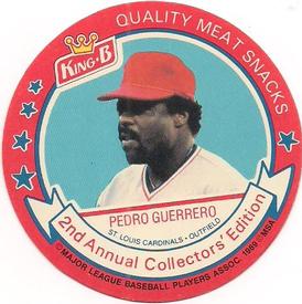 1989 King B Discs #20 Pedro Guerrero Front