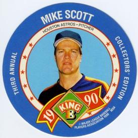 1990 King B Discs #1 Mike Scott Front