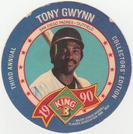1990 King B Discs #3 Tony Gwynn Front