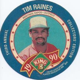 1990 King B Discs #6 Tim Raines Front