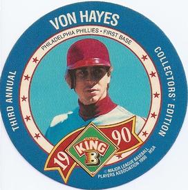1990 King B Discs #7 Von Hayes Front