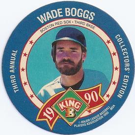 1990 King B Discs #9 Wade Boggs Front
