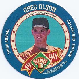 1990 King B Discs #23 Gregg Olson Front