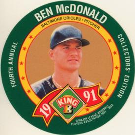 1991 King B Discs #4 Ben McDonald Front