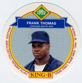 1992 King B Discs #3 Frank Thomas Front