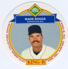 1992 King B Discs #16 Wade Boggs Front