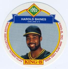 1992 King B Discs #22 Harold Baines Front