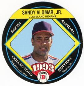 1993 King B Discs #18 Sandy Alomar, Jr. Front