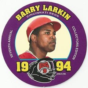 1994 King B Discs #17 Barry Larkin Front