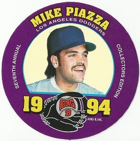 1994 King B Discs #19 Mike Piazza Front