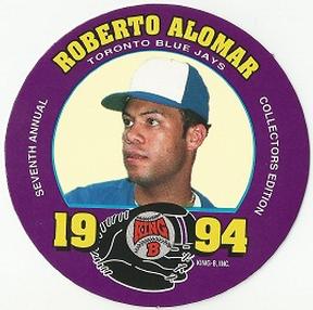 1994 King B Discs #20 Roberto Alomar Front