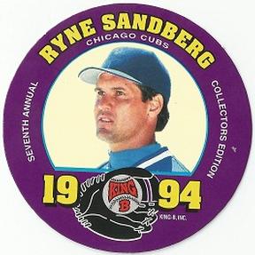 1994 King B Discs #22 Ryne Sandberg Front