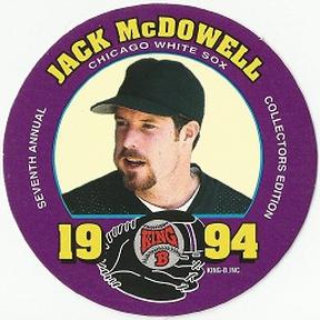 1994 King B Discs #3 Jack McDowell Front