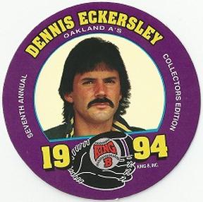 1994 King B Discs #8 Dennis Eckersley Front