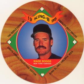 1995 King B Discs #3 Wade Boggs Front