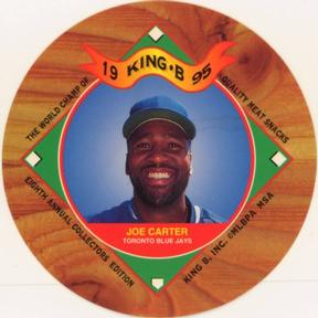 1995 King B Discs #5 Joe Carter Front
