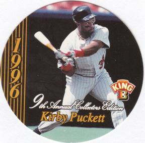 1996 King B Discs #7 Kirby Puckett Front