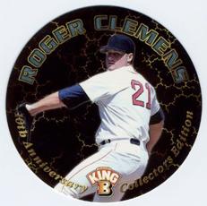 1997 King B Discs #8 Roger Clemens Front