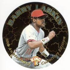 1997 King B Discs #25 Barry Larkin Front