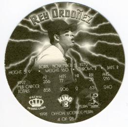 1998 Pacific King B Discs #4 Rey Ordonez Back