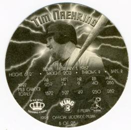1998 Pacific King B Discs #8 Tim Naehring Back