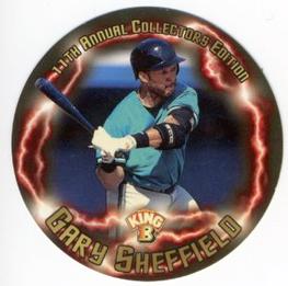 1998 Pacific King B Discs #16 Gary Sheffield Front