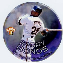 1999 Pacific King B Discs #2 Barry Bonds Front