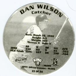 1999 Pacific King B Discs #12 Dan Wilson Back