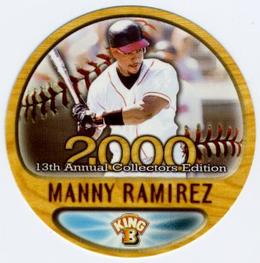 2000 Pacific King B Discs #3 Manny Ramirez Front