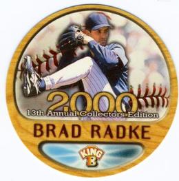 2000 Pacific King B Discs #23 Brad Radke Front