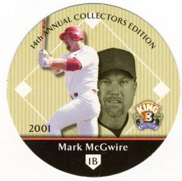 2001 Playoff King B Discs #NNO Mark McGwire Front