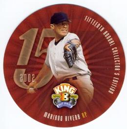 2002 Donruss King B Discs #19 Mariano Rivera Front