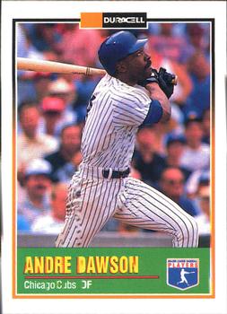 1993 Duracell Power Players I #3 Andre Dawson Front