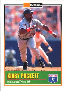 1993 Duracell Power Players I #5 Kirby Puckett Front