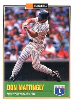 1993 Duracell Power Players I #19 Don Mattingly Front