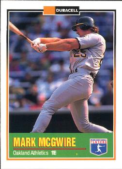 1993 Duracell Power Players I #9 Mark McGwire Front