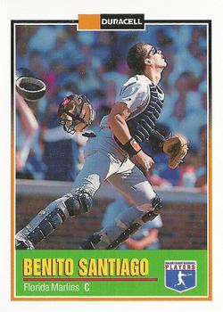 1993 Duracell Power Players II #10 Benito Santiago Front