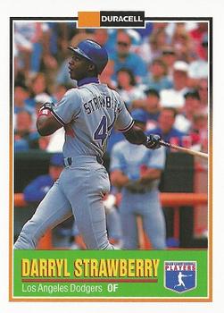 1993 Duracell Power Players II #21 Darryl Strawberry Front