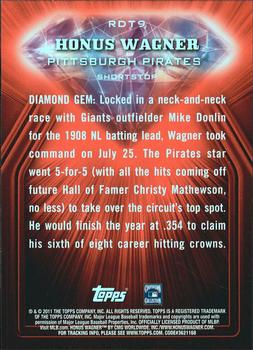 2011 Topps - Red Diamond #RDT9 Honus Wagner Back