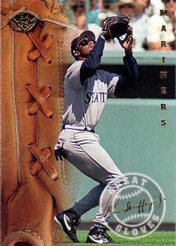 1995 Leaf - Great Gloves #6 Ken Griffey Jr.  Front