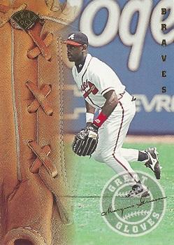 1995 Leaf - Great Gloves #7 Marquis Grissom  Front