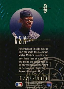 1995 Leaf - Statistical Standouts #2 Ken Griffey Jr. Back