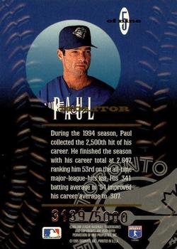 1995 Leaf - Statistical Standouts #5 Paul Molitor Back