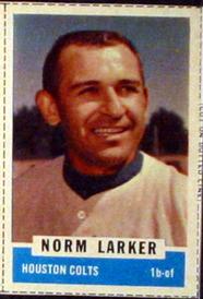 1962 Bazooka #NNO Norm Larker Front