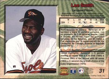 1995 Pacific #31 Lee Smith Back
