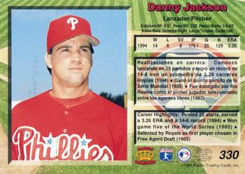 1995 Pacific #330 Danny Jackson Back