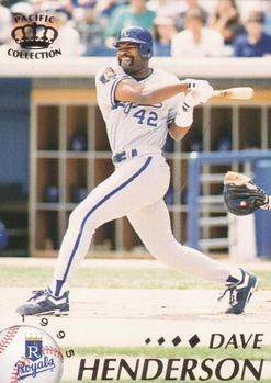 1995 Pacific #204 Dave Henderson Front