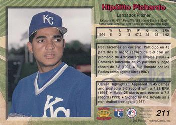 1995 Pacific #211 Hipolito Pichardo Back